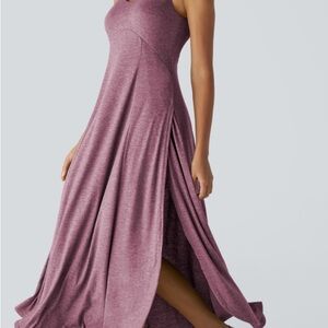 Elegant Mauve Maxi Dress